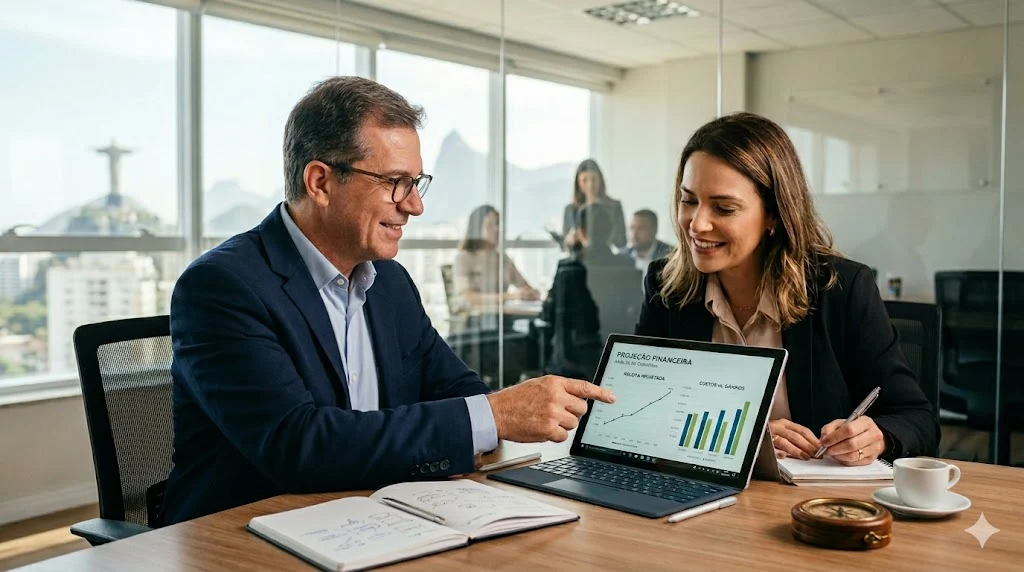 projeção financeira